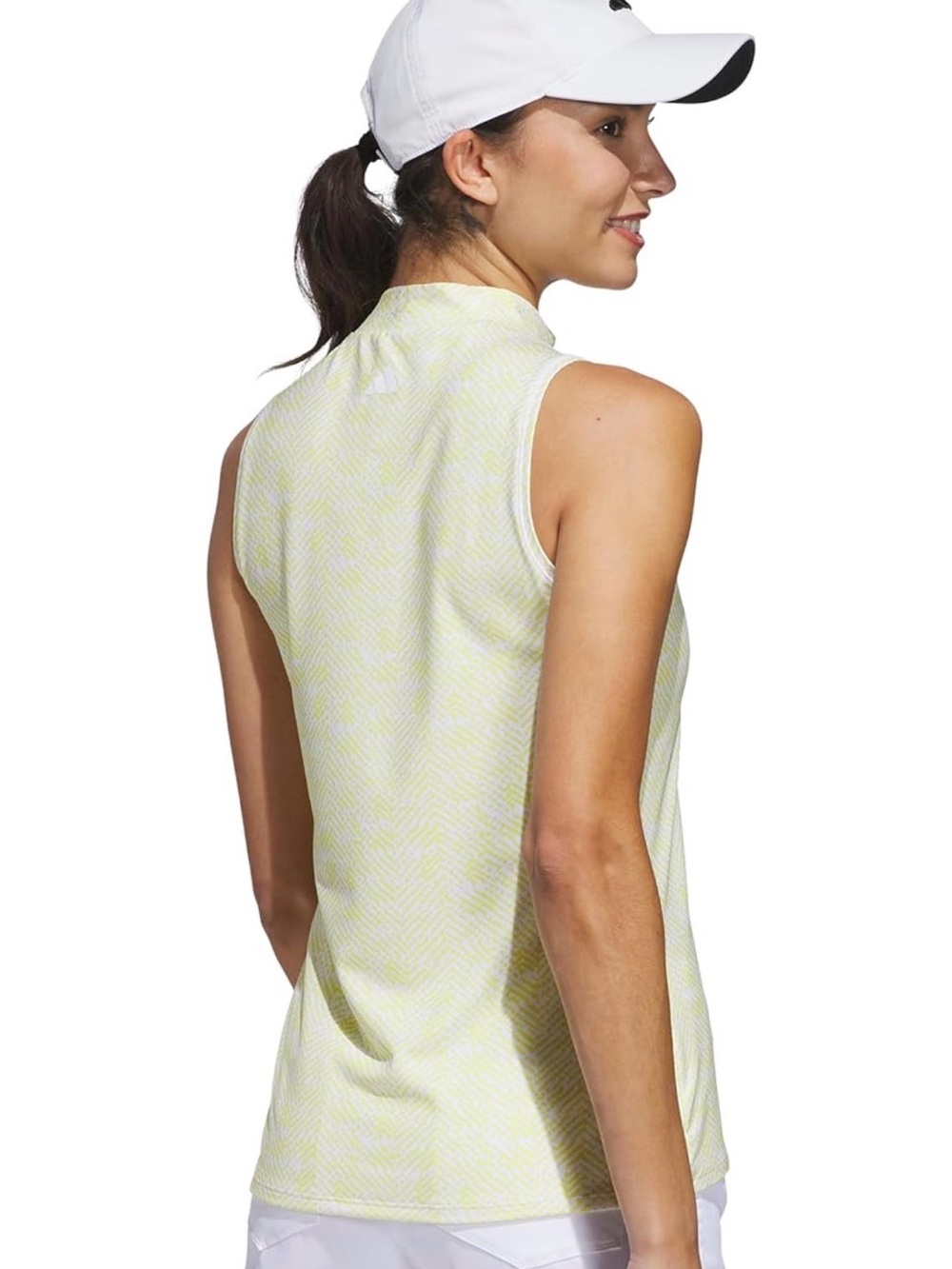 Adidas Ultimate365 Sleeveless Mock Neck Golf Top L NWT - Picture 3 of 9